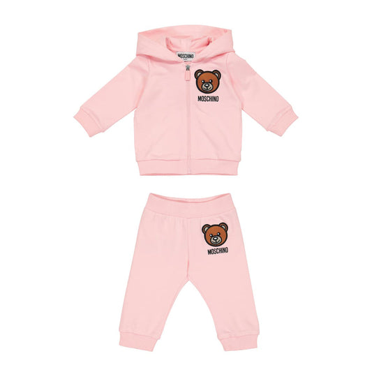 Baby Girls Pink Cotton Suit
