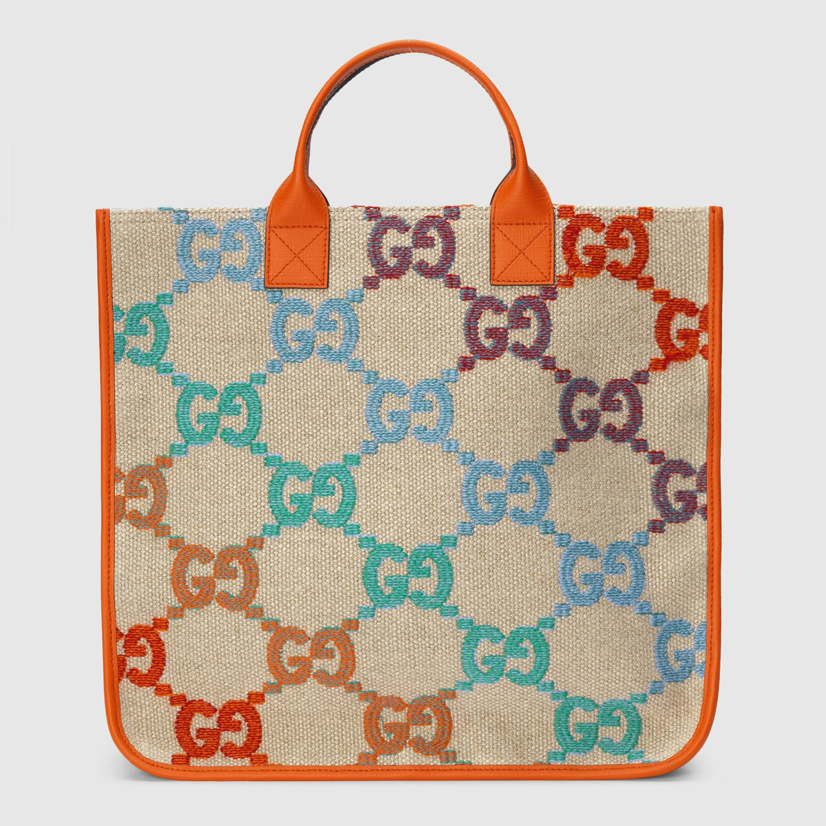 Girls Orange GG Logo Handbag
