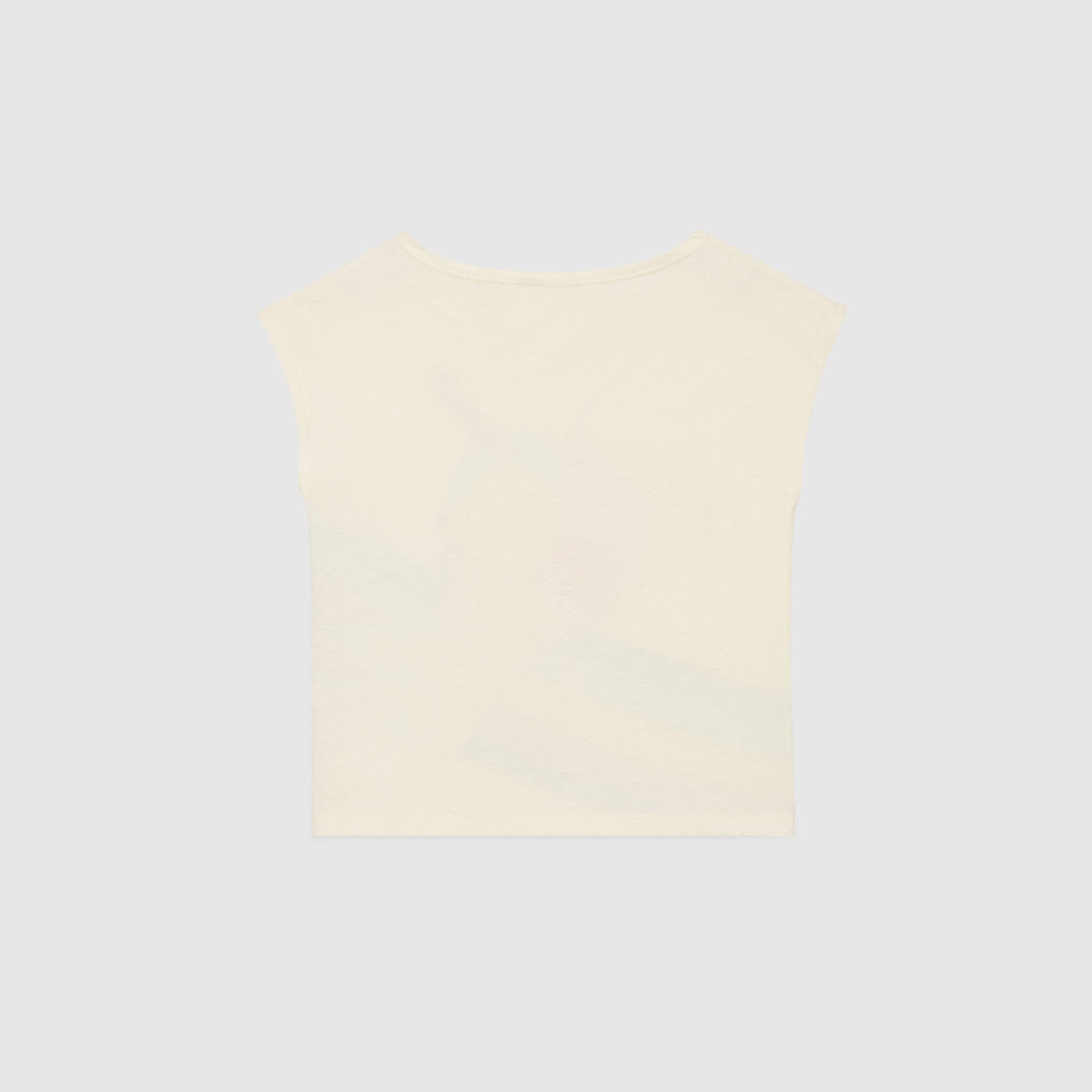 Girls Ivory Printing Cotton T-Shirt