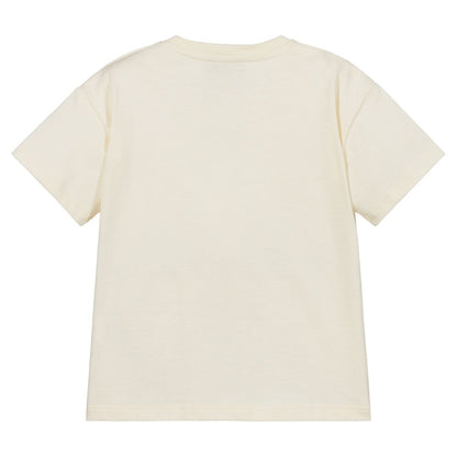 Baby Boys Ivory Logo Cotton T-Shirt