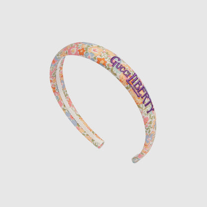 Girls Floral Logo Embroidery Head Band