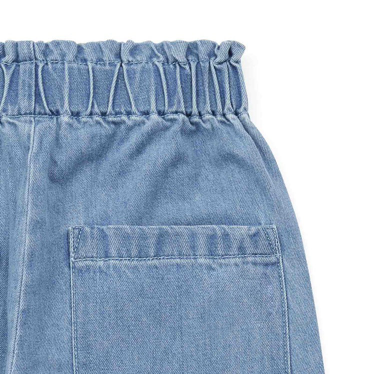 Girls Blue Denim Trousers