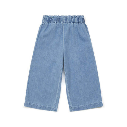 Girls Blue Denim Trousers