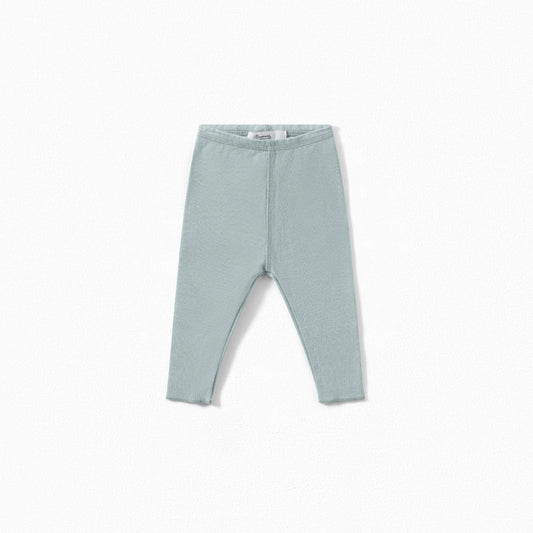 Baby Boys & Girls Faded Green Legginngs