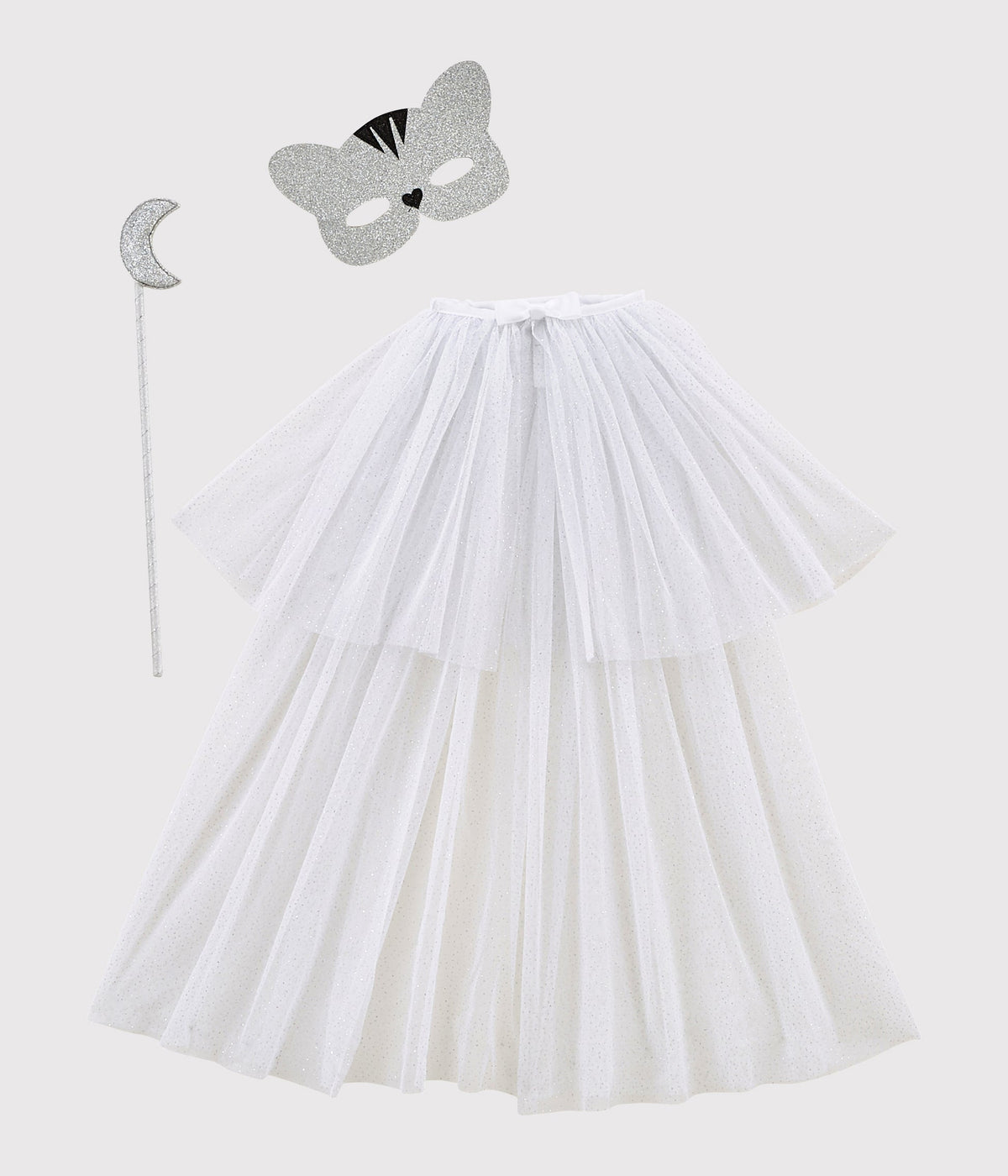 Girls White Cat Costume