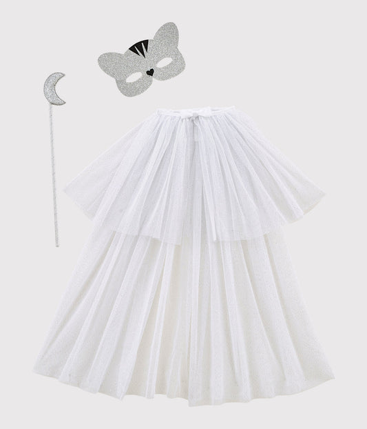 Girls White Cat Costume