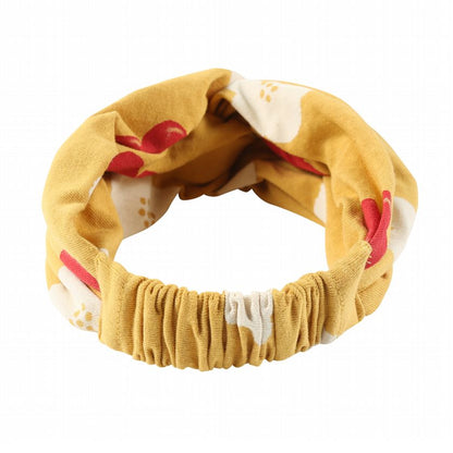 Girls Yellow Flower Headband
