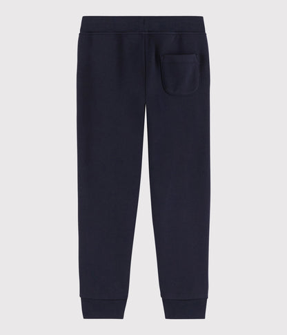 男童藏青色棉长裤