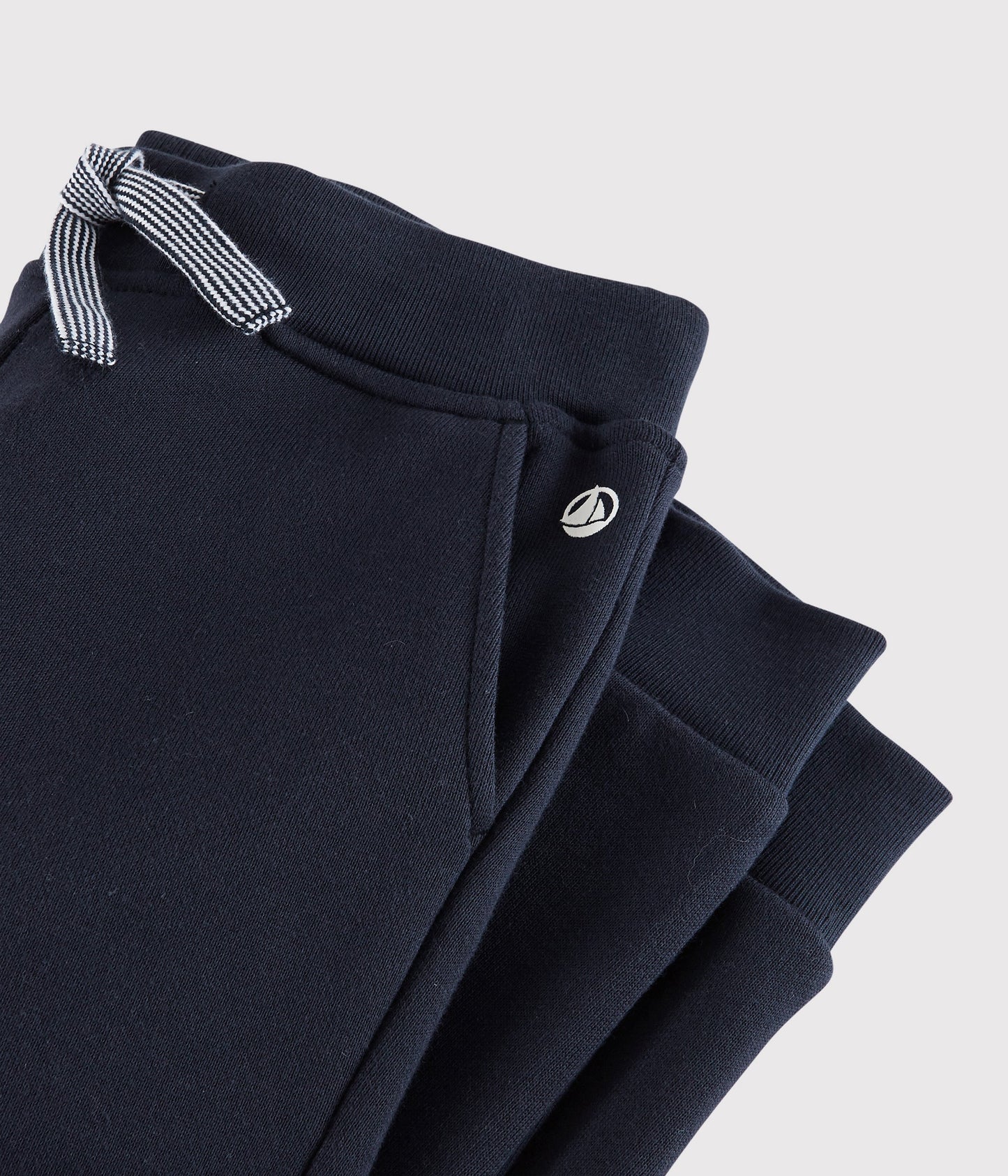 男童藏青色棉长裤