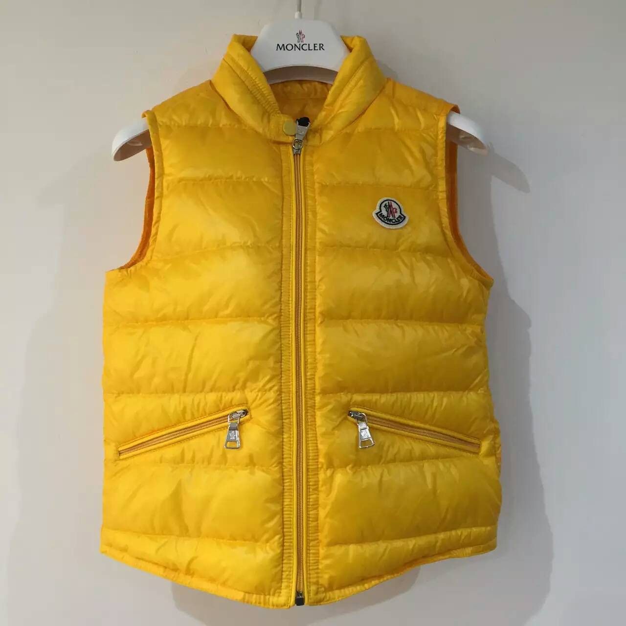 Boys Yellow Down Padded 'Gui' Gilet