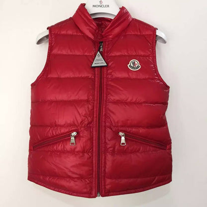 Boys Red Down Padded 'Gui' Gilet