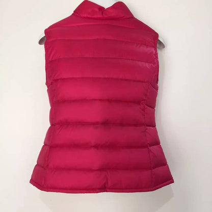 Girls Rose Red Down Padded Logo 'Liane' Gilet