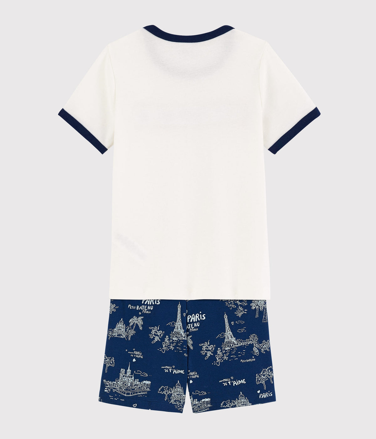 Boys Blue Printing Cotton Set