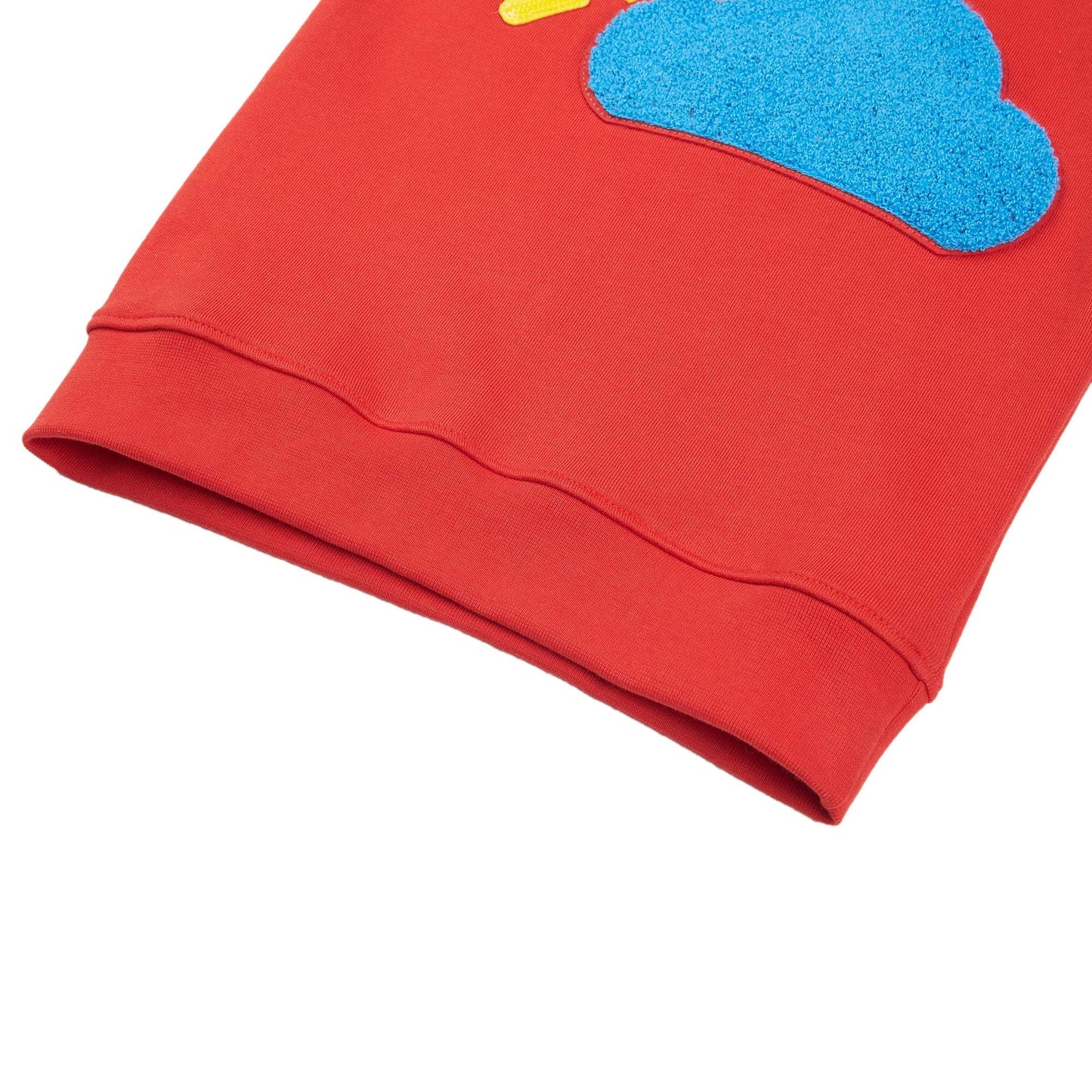 女童红色棉卫衣