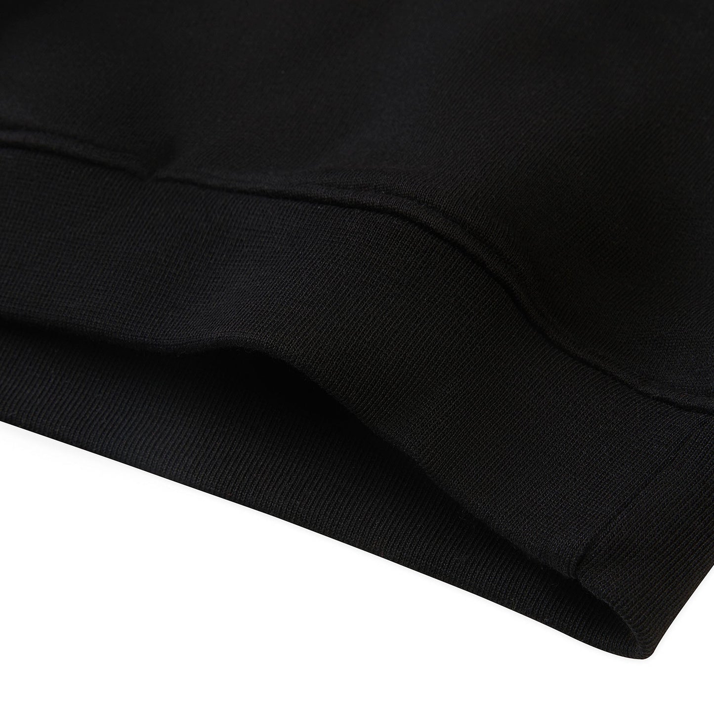 Boys White & Black Logo Cotton Sweatshirt
