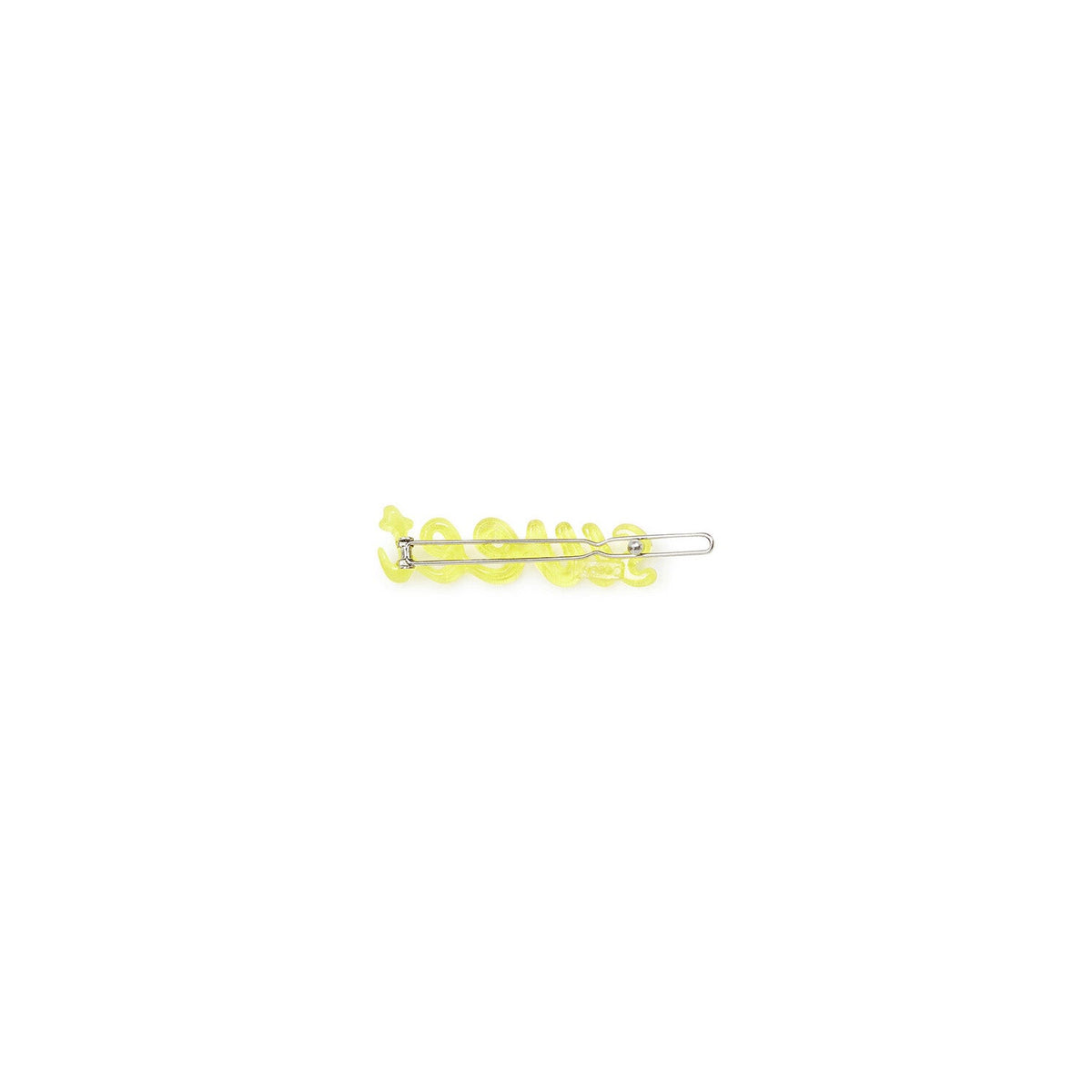 女童黄色Logo发夹