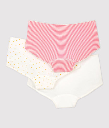 女童彩色棉内裤套装(3件)