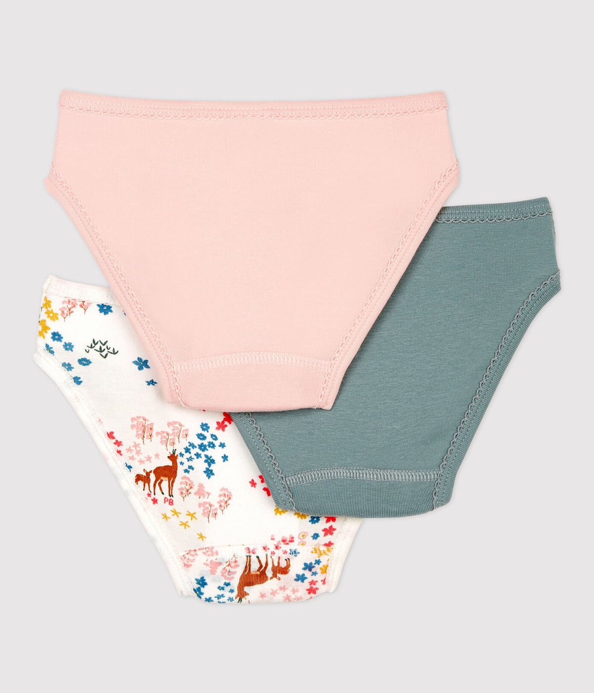 女童彩色棉内裤套装 (3件)