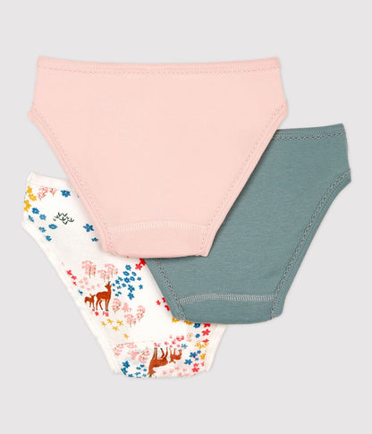 女童彩色棉内裤套装 (3件)