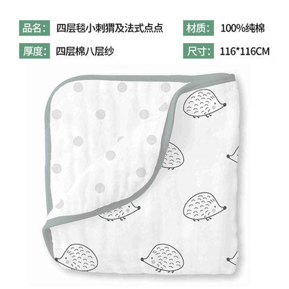 婴儿纱布午睡毯子