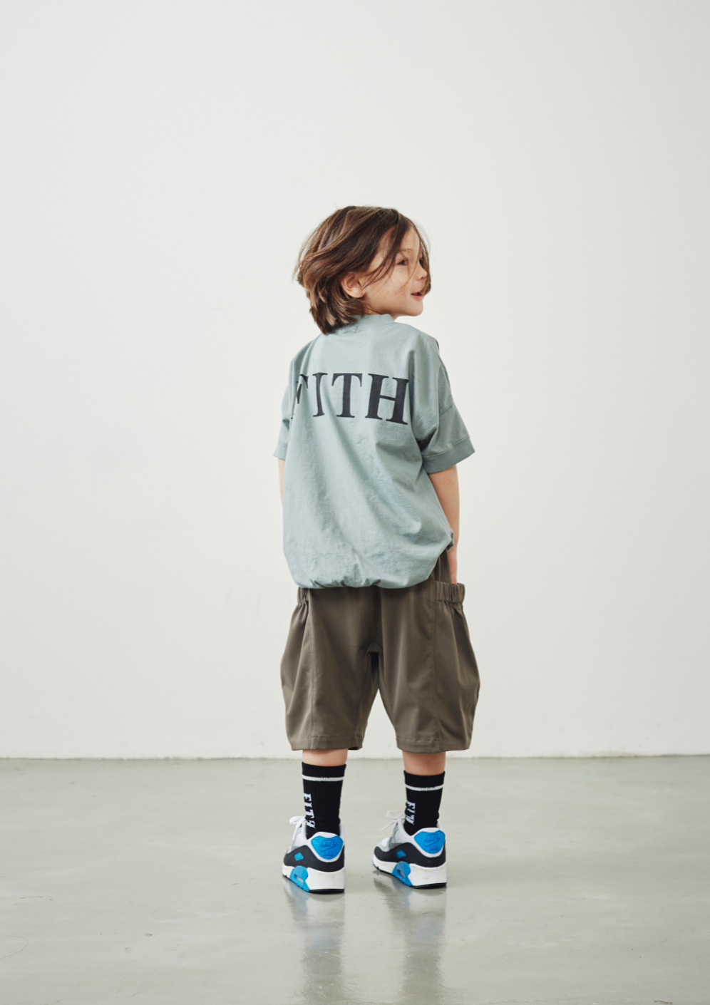 Girls Green Logo T-Shirt