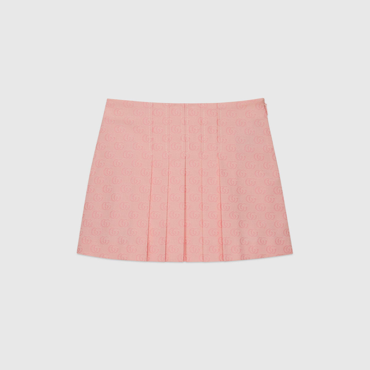 女童粉色Logo短裙
