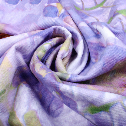 紫罗兰印花游泳浴巾(130x70cm)
