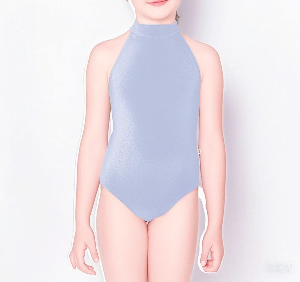 女童浅蓝色"Sarah/V-Serenade/V-Serenade"芭蕾舞连体衣
