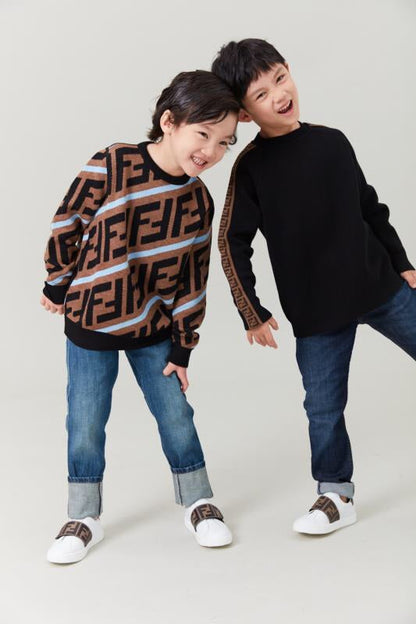 Boys Brown FF Jumper