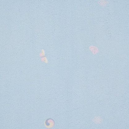 粉蓝拼接印花游泳浴巾(130x70cm)