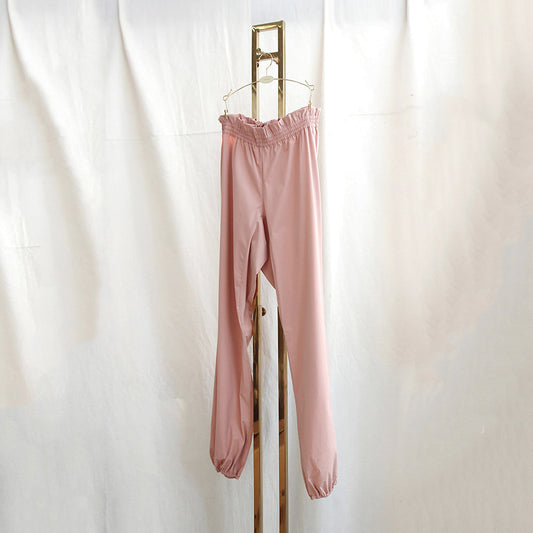 女士粉色芭蕾舞热身裤