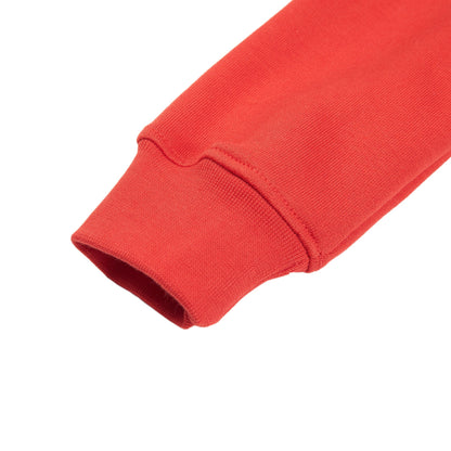 女童红色棉卫衣