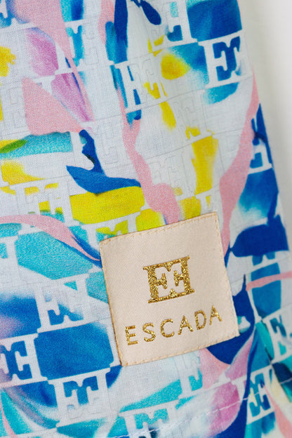 Girls Batiste Printed Shorts in Blue