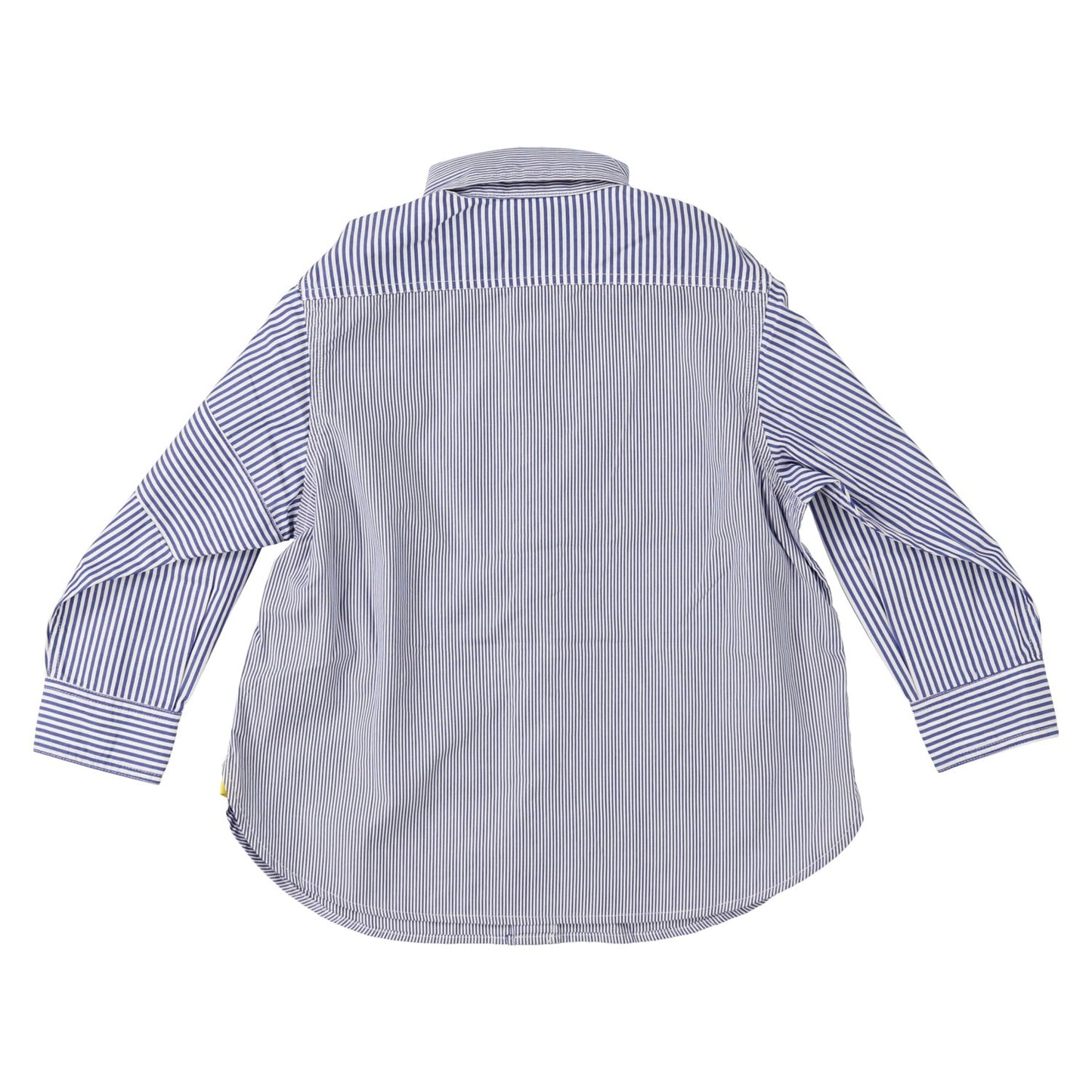 儿童蓝色条纹衬衫