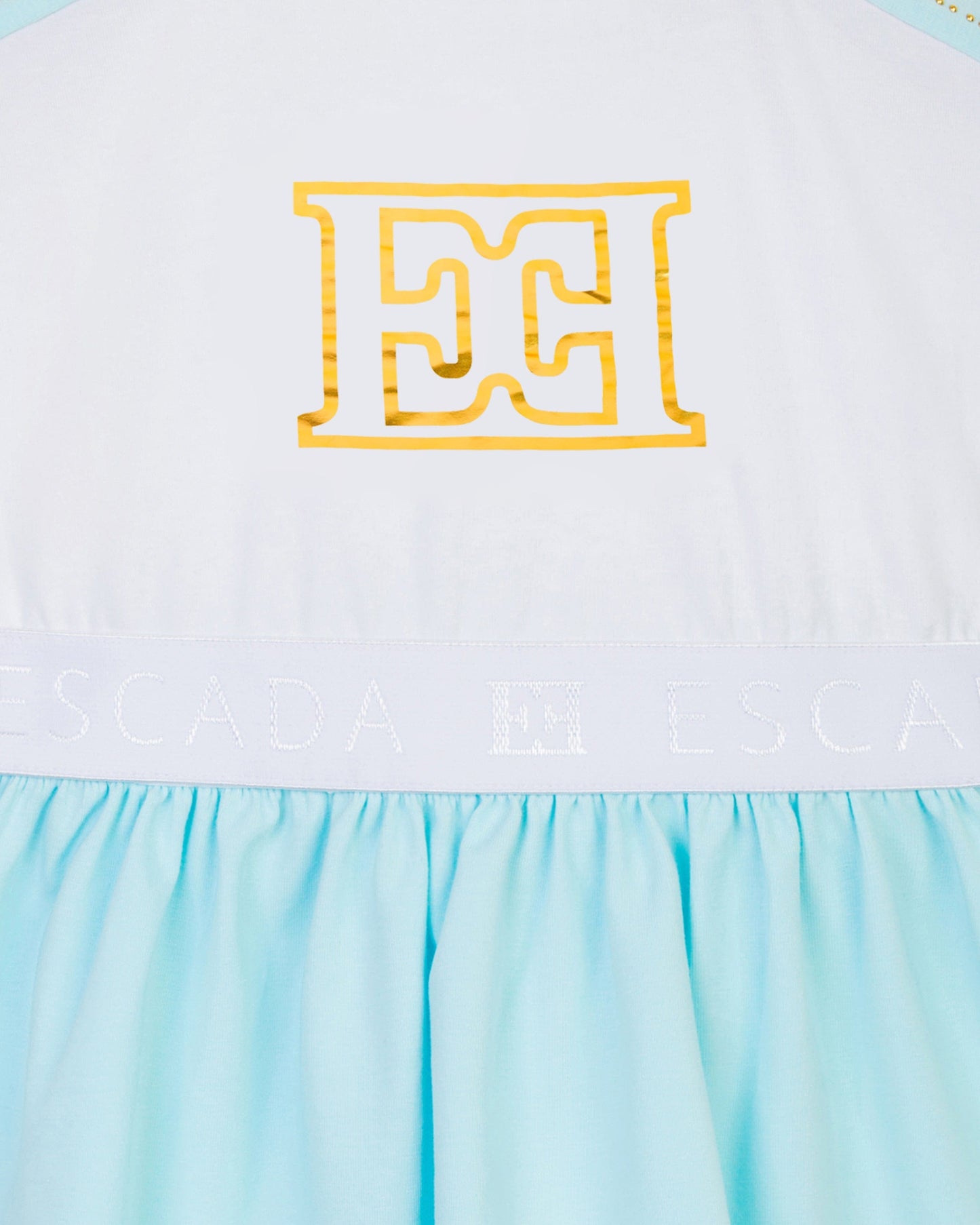 Baby Girls Logo Dress in White
