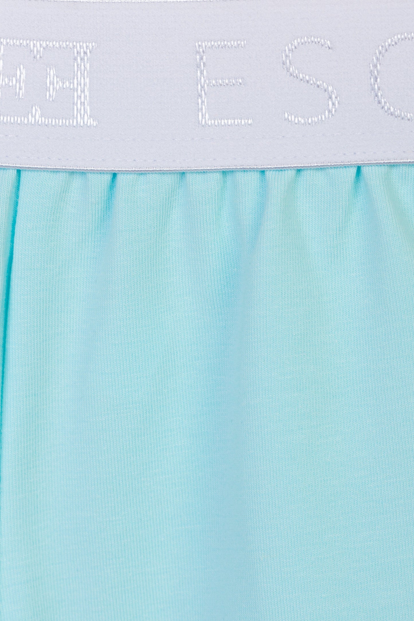 Baby Girls Embroidered Logo Shorts in Blue