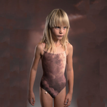 女童灰粉色芭蕾舞连体衣(J202LE02VL/sunrise)