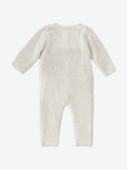7AM Enfant 婴儿毛绒长袖连体衣（象牙色）