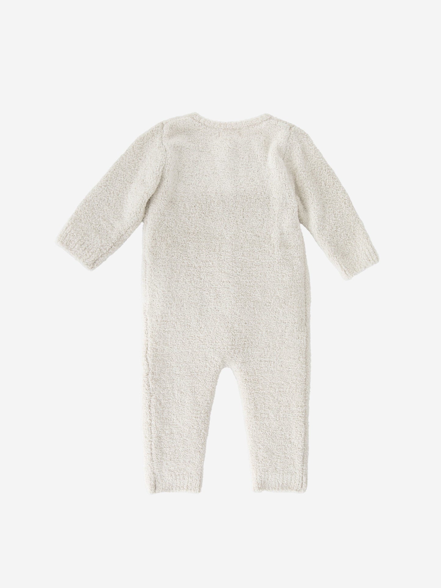 7AM Enfant 婴儿毛绒长袖连体衣（象牙色）