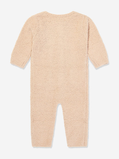 7AM Enfant 婴儿毛绒长袖连体衣（米色）