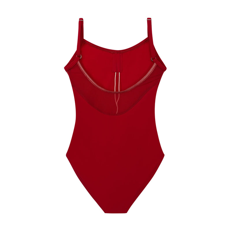 女童红色芭蕾舞连体衣(DAD1491/1M/red)