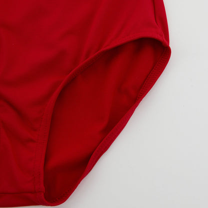 女童红色芭蕾舞连体衣