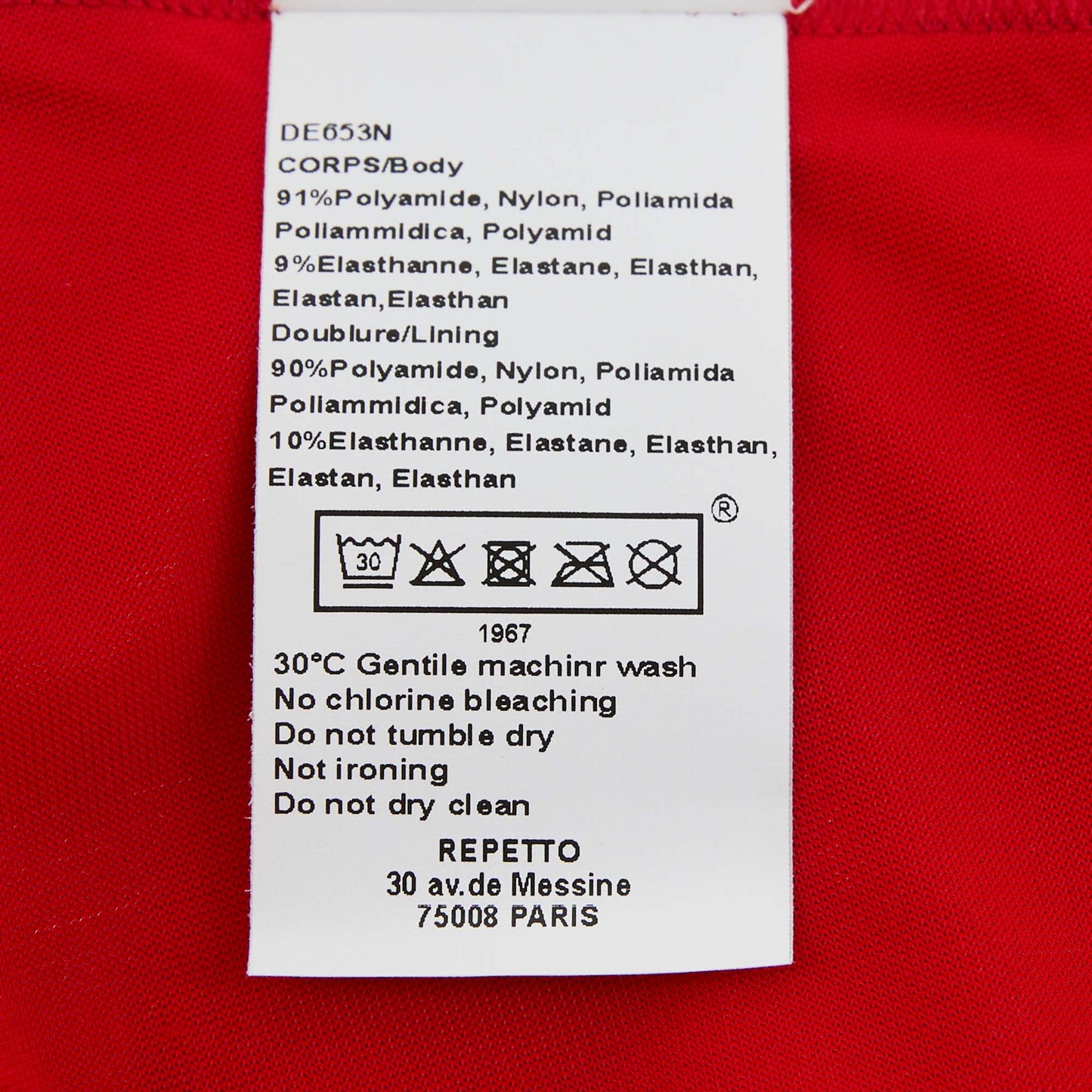 女童红色芭蕾舞连体衣