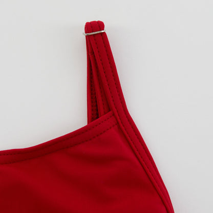 女童红色芭蕾舞连体衣(DAD1491/1M/red)