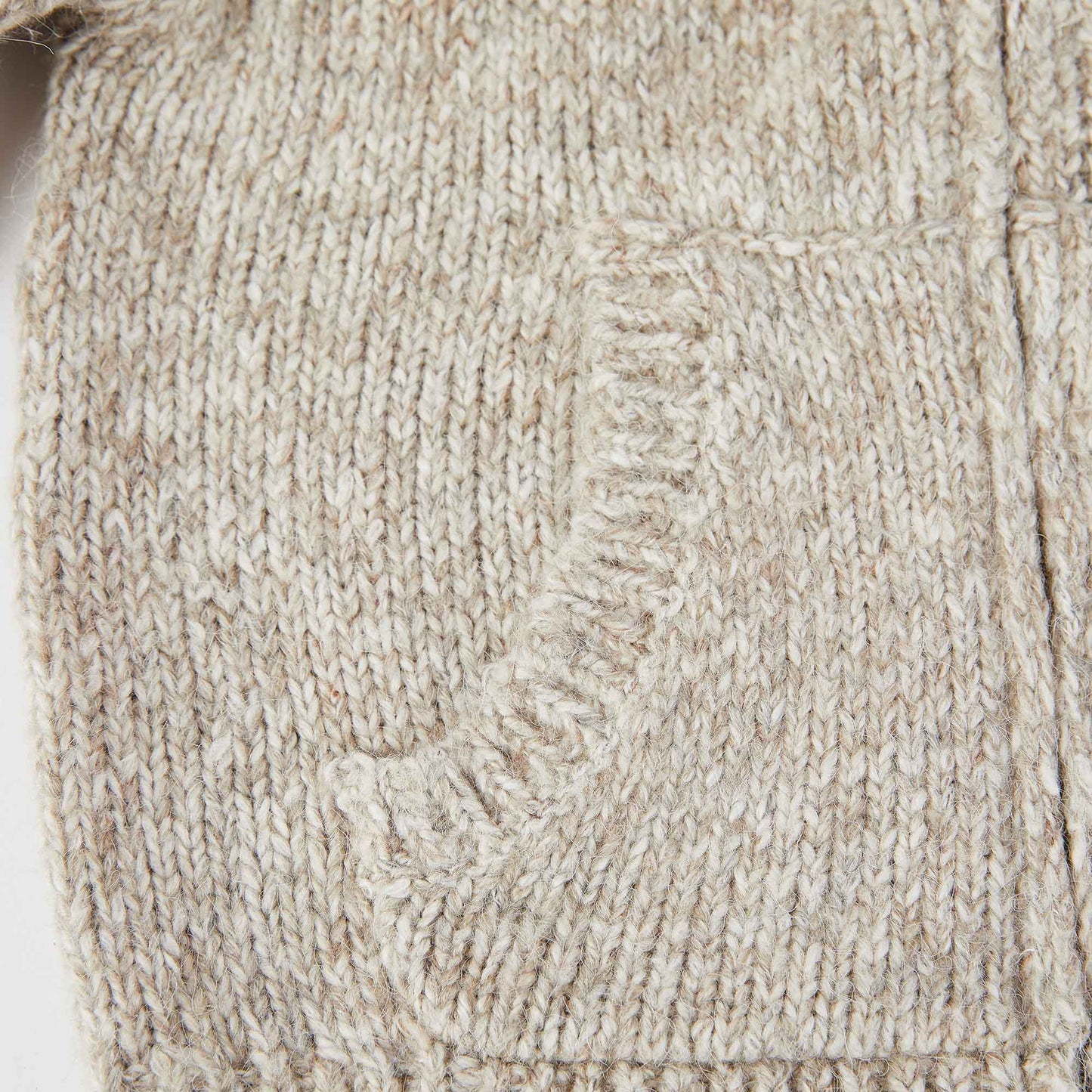 男童米色拉链开衫