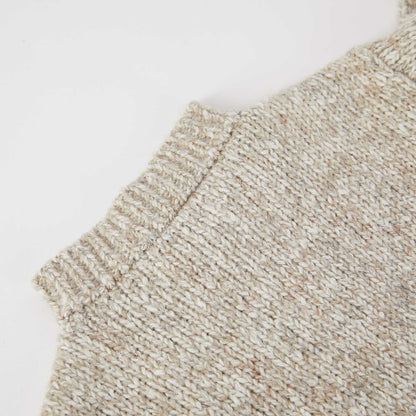 男童米色拉链开衫