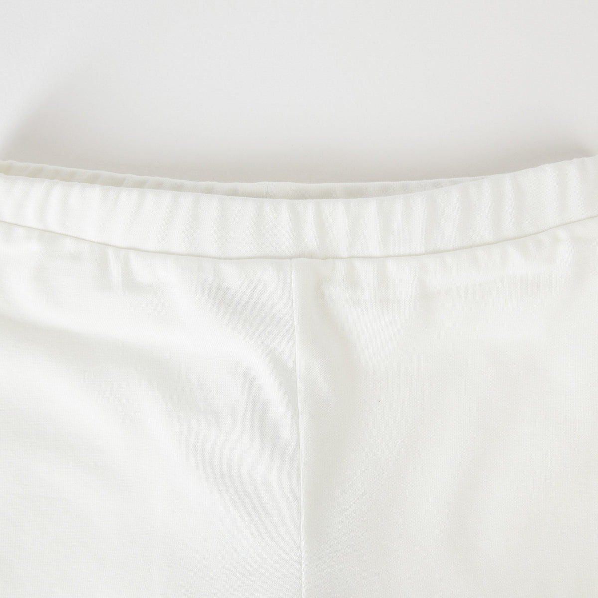 女婴白色Logo棉打底裤