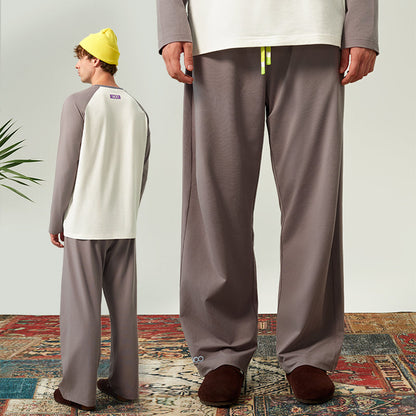 亲子款灰色噗噗棉长裤