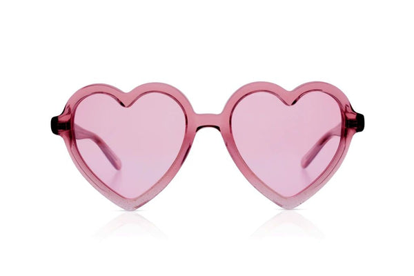 'Lola' Pink Glitter Sunglasses
