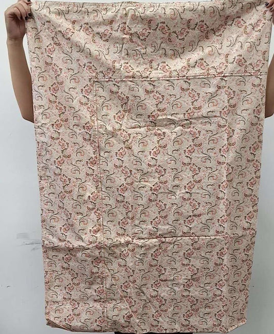 粉色图案印花棉床单